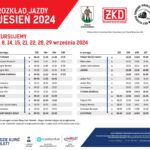 ŻKD Rozkład Jazdy Jesień 2024 | NaMierzeje.pl