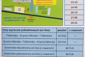 Tramwaj wodny S3 Krynica Morska - Tolkmicko | NaMierzeje.pl