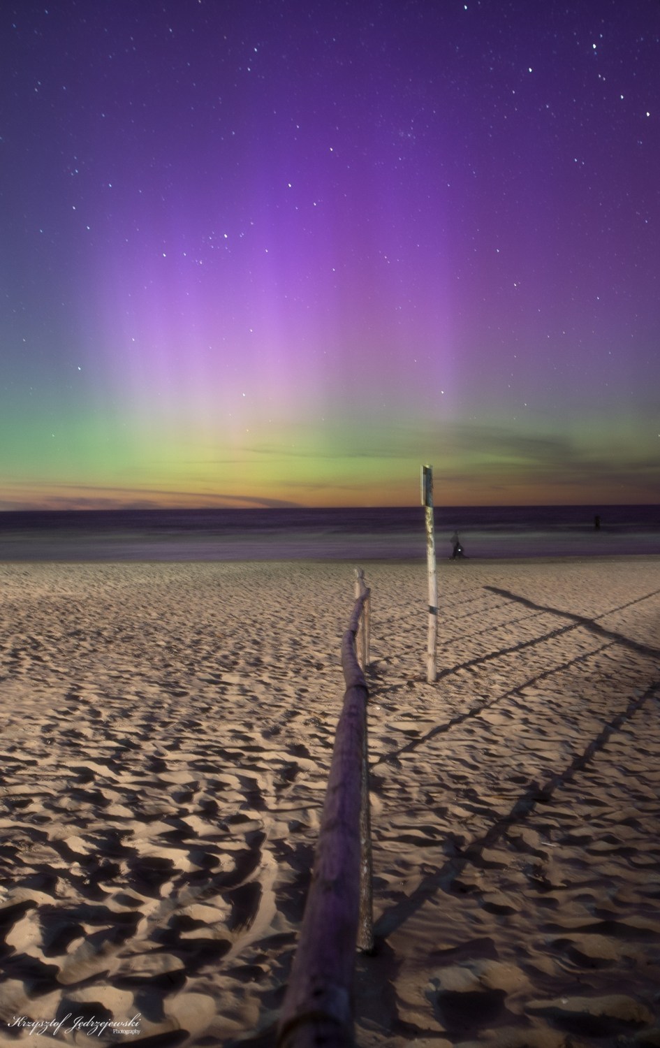 Zorza polarna nad Bałtykiem | Krzysztof Jędrzejewski Photography | NaMierzeje.pl