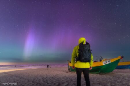 Zorza polarna nad Bałtykiem | Krzysztof Jędrzejewski Photography | NaMierzeje.pl