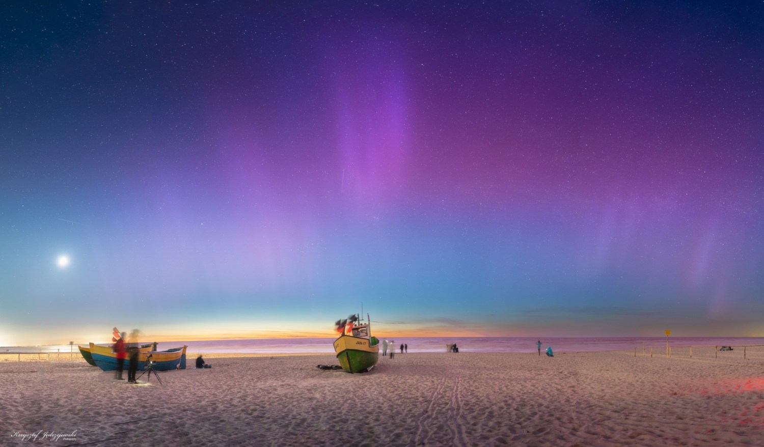 Zorza polarna nad Bałtykiem | Krzysztof Jędrzejewski Photography | NaMierzeje.pl