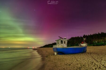 Zorza polarna nad Bałtykiem | Patryk Kosmider Photo | NaMierzeje.pl