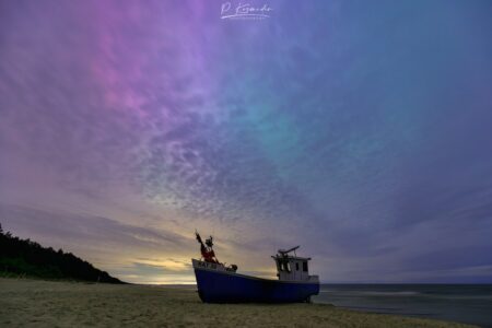 Zorza polarna nad Bałtykiem | Patryk Kosmider Photo | NaMierzeje.pl