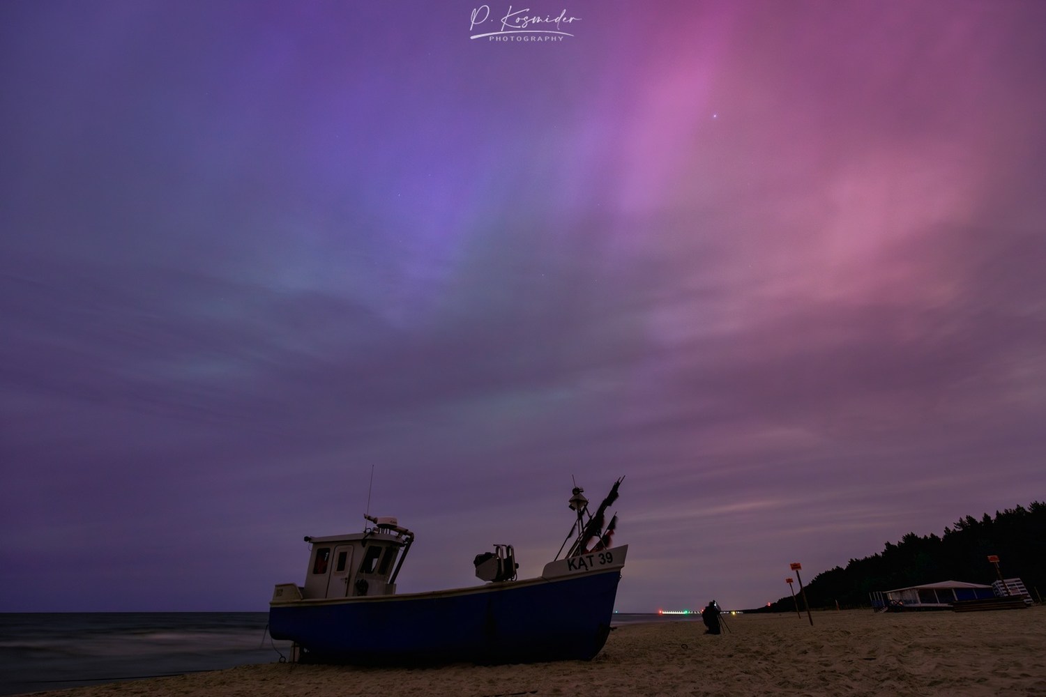 Zorza polarna nad Bałtykiem | Patryk Kosmider Photo | NaMierzeje.pl