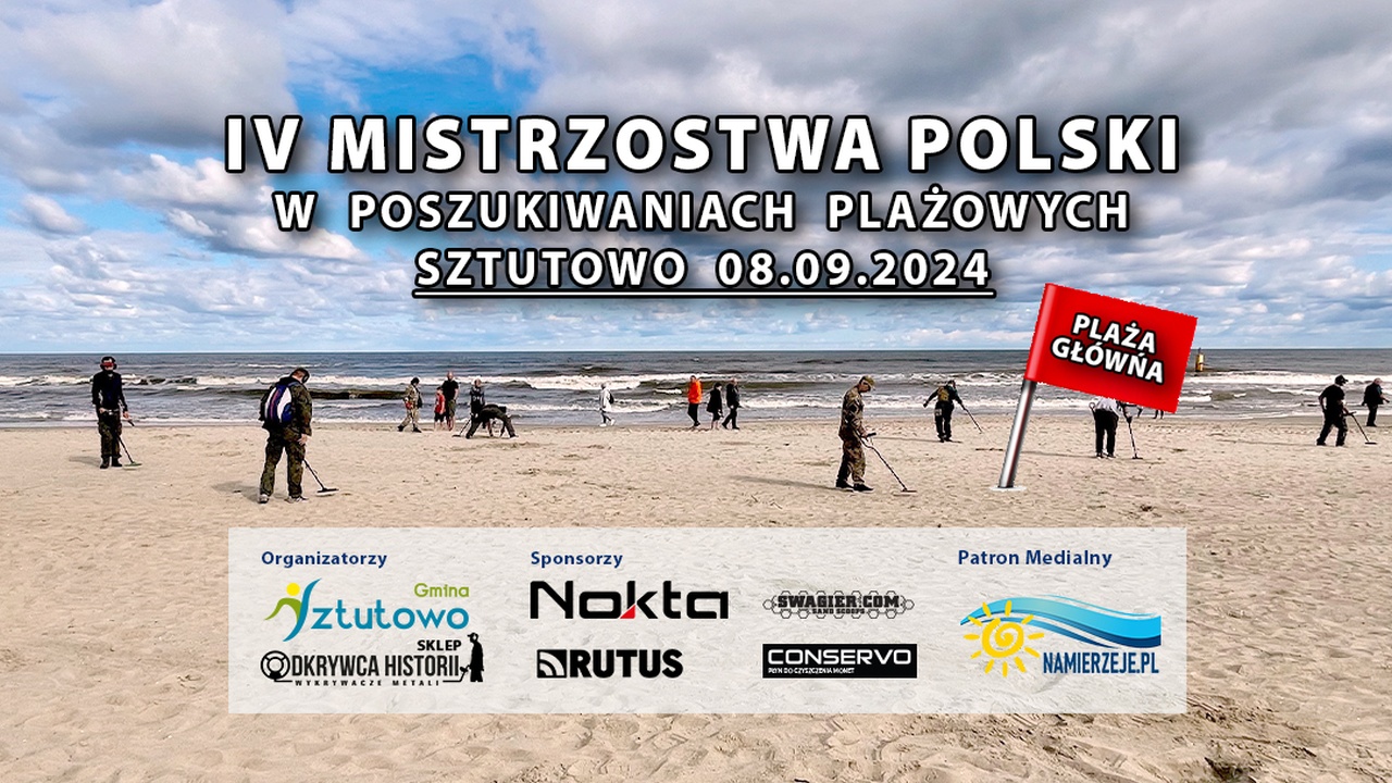 Mistrzostwa Polki w Poszukiwaniach Plażowych | NaMierzeje.pl